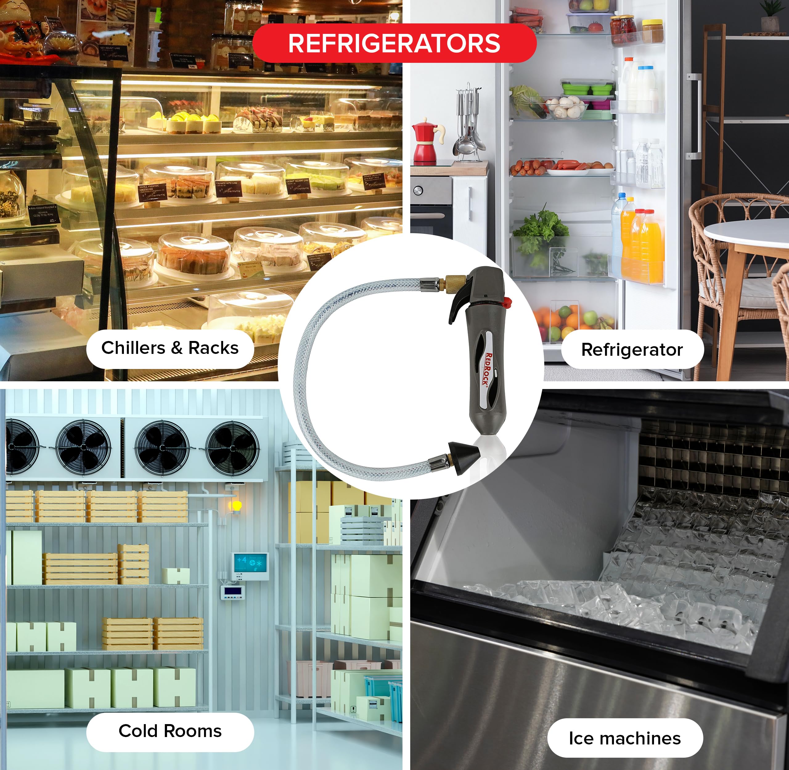 RedRock Gallo CO2 cartridge connection highlights eco-friendly, portable cleaning solution