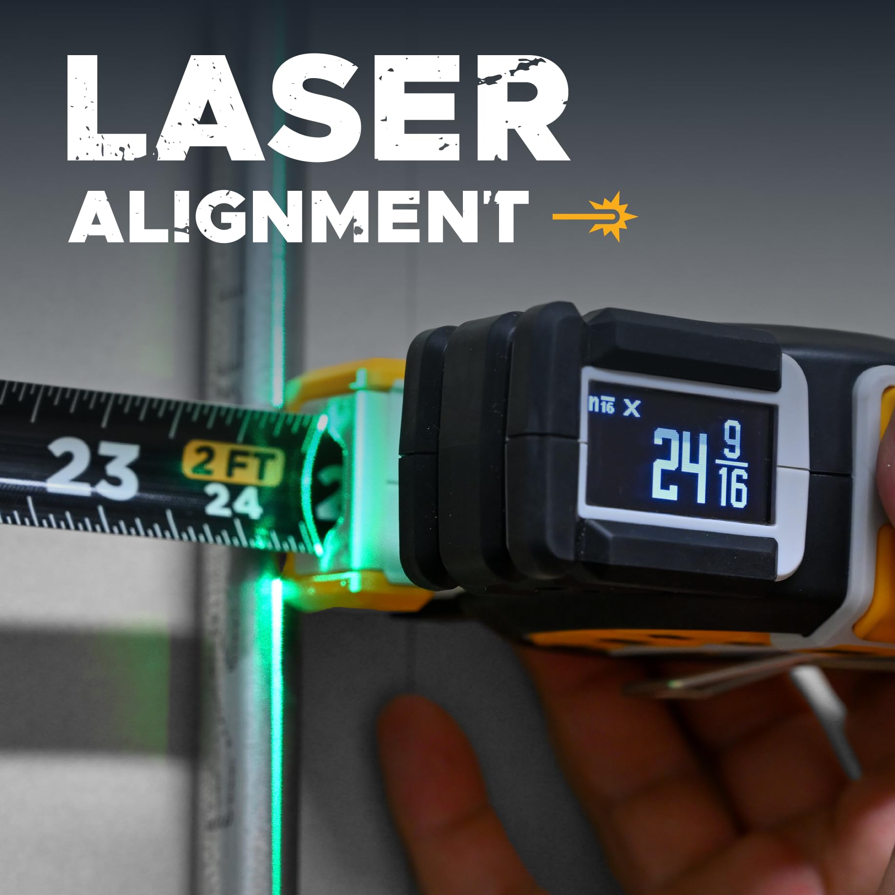 REEKON T1 Tomahawk e-paper display saves measurements at a glance.