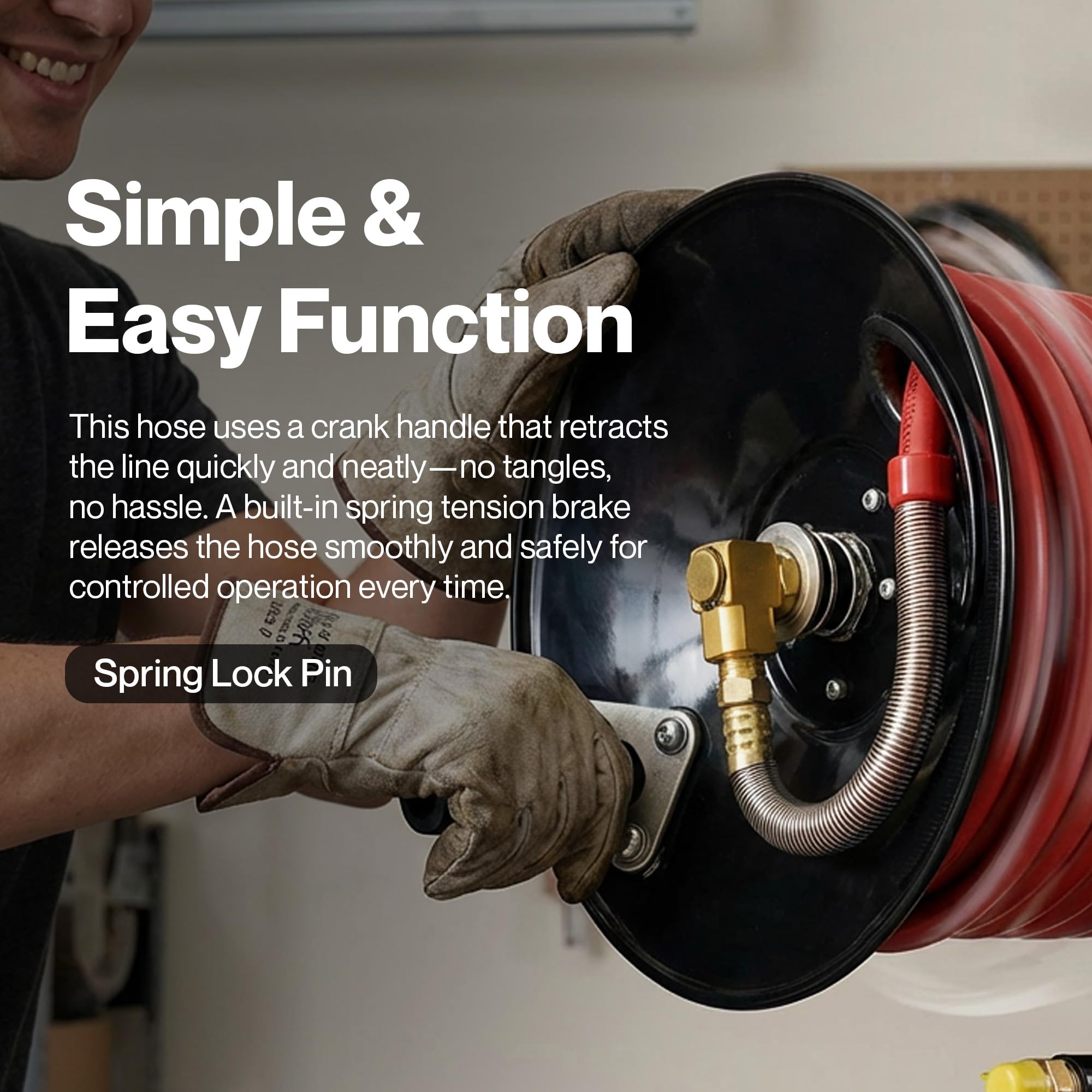 ReelWorks reel shows a three-eighth-inch connection for fittings