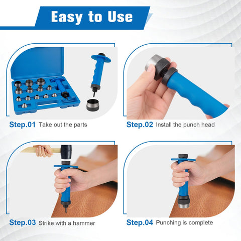 ReeMoo rubber-wrapped handles provide a comfortable non-slip grip.
