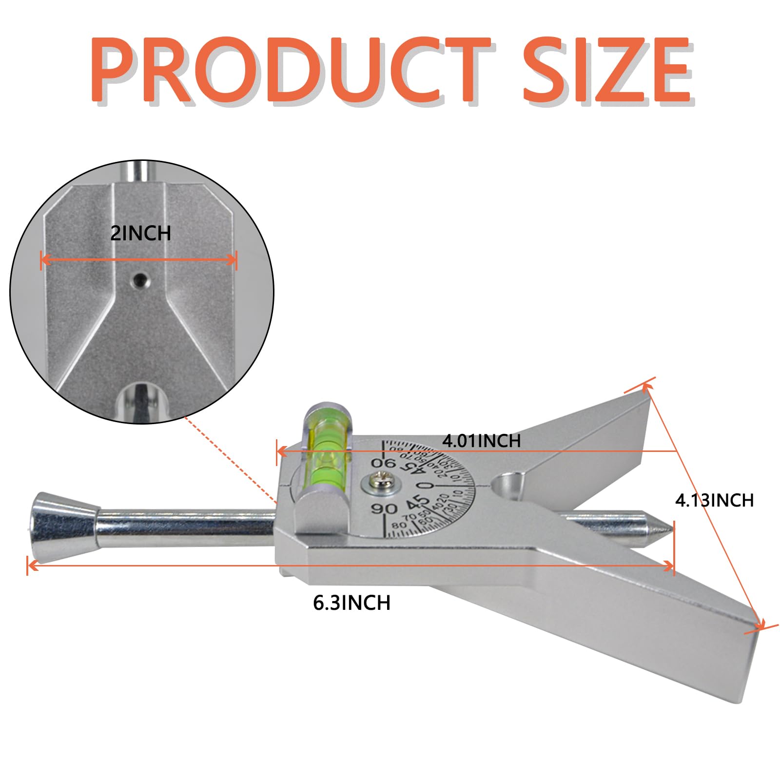 REEPLAR pipe center finder measures diameter on pipes over 1/2 inch for accurate layouts