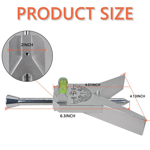 REEPLAR pipe center finder measures diameter on pipes over 1/2 inch for accurate layouts