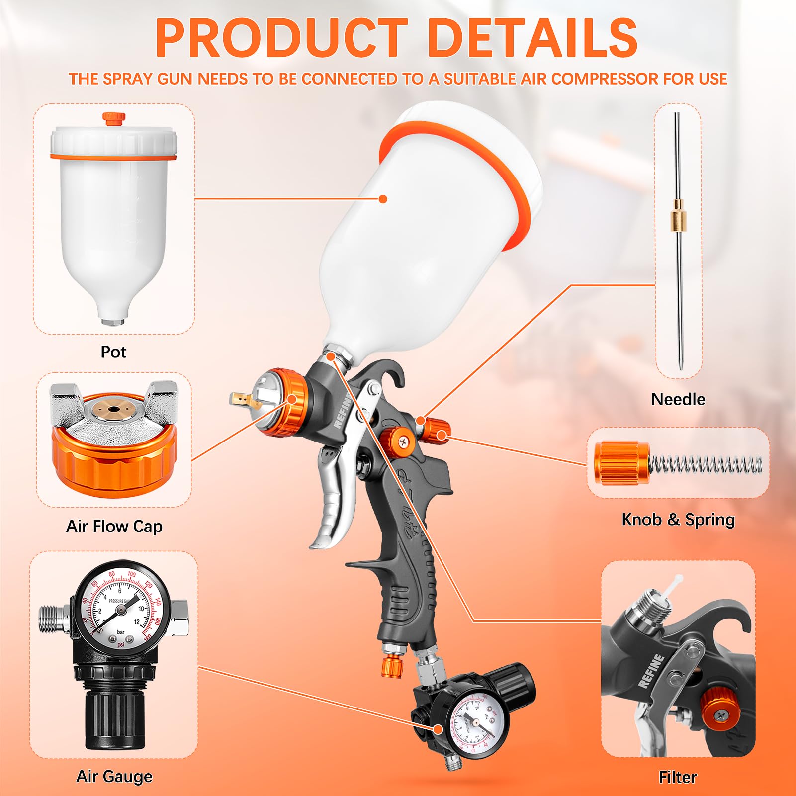 REFINE mesh-filters-protect nozzle quality and extend life