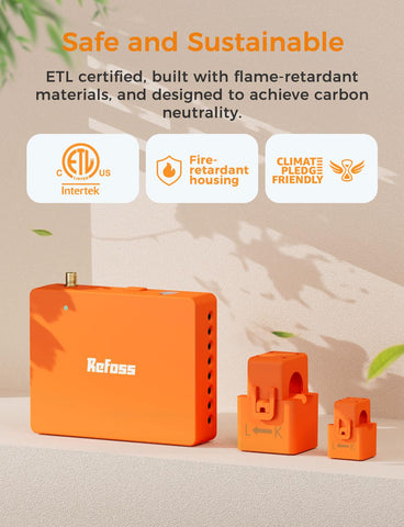 Refoss solar-ready monitor detects solar surplus to optimize appliance use