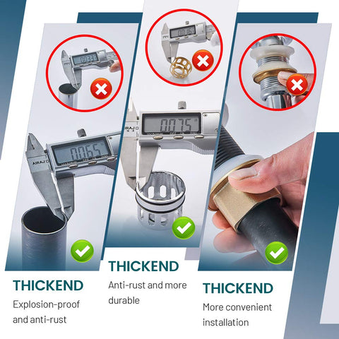 REGALMIX easy-installation drain mounted by hand without tools