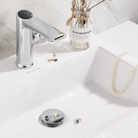 REGALMIX RWF082A vessel-sink-drain-assembly compatible with standard pipes.