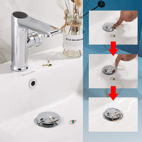 REGALMIX RWF083H anti-clogging basket catches debris to protect plumbing