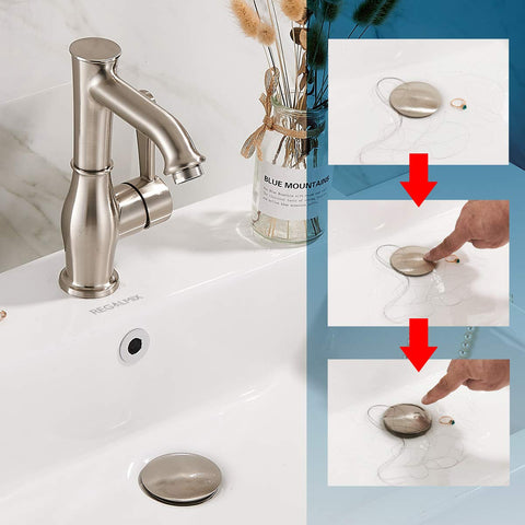 REGALMIX RWF083J anti-clog strainer keeps hair out of the drain.