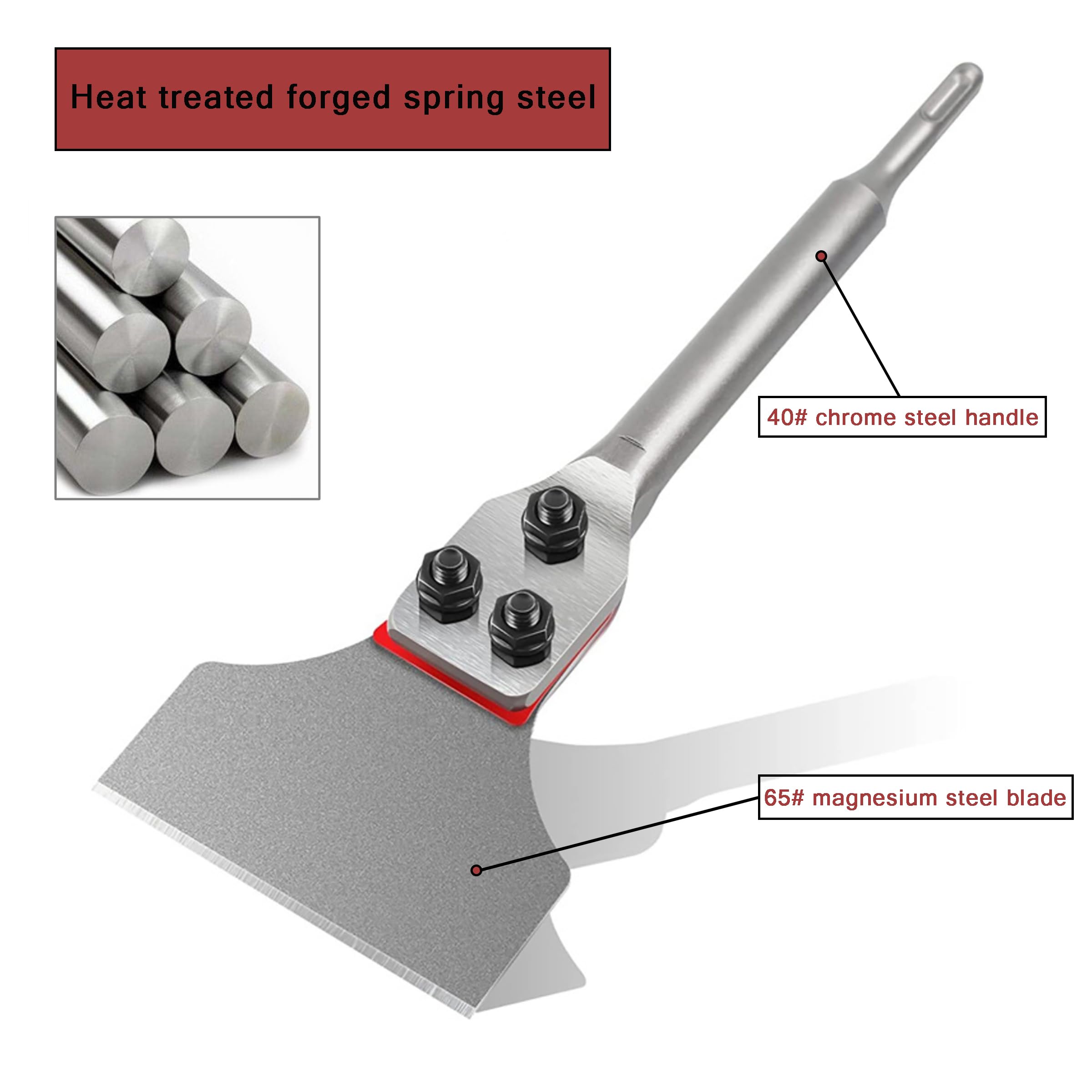 Regiis Tech wide blade enables faster removal with each pass