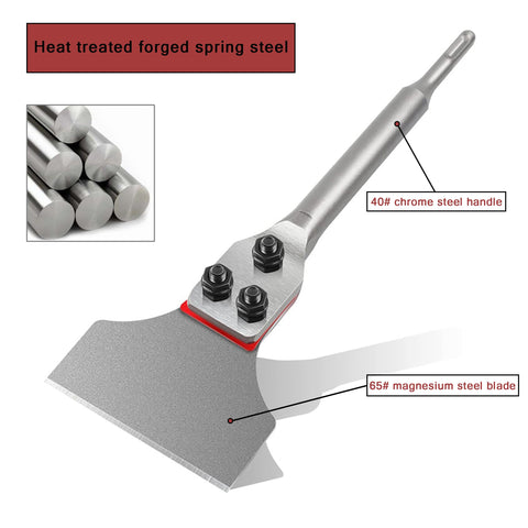 Regiis Tech wide blade enables faster removal with each pass