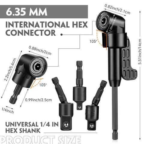 Reginary 360-degree rotatable joint sockets enable versatile reach