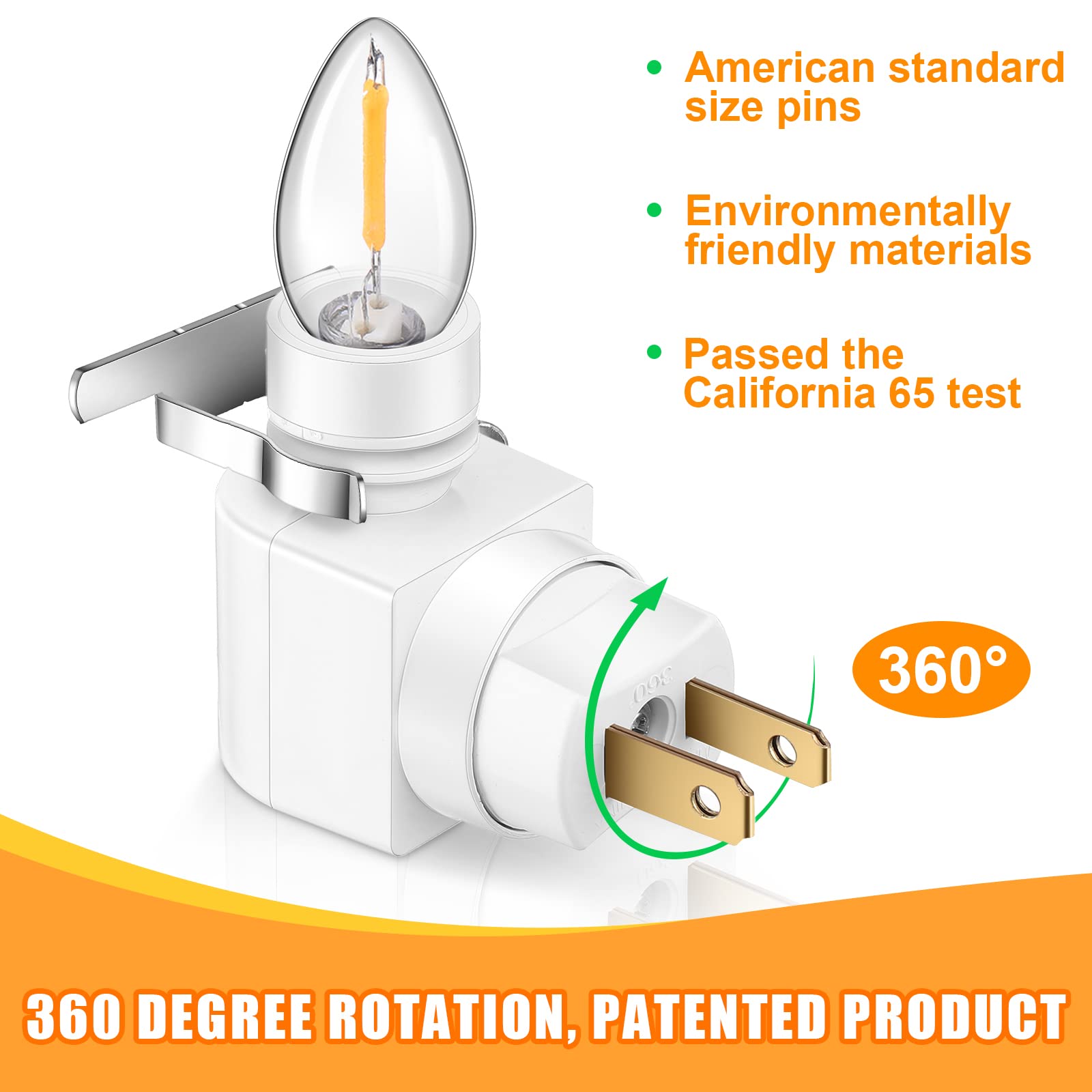 Reginary night light base with on/off switch for easy control