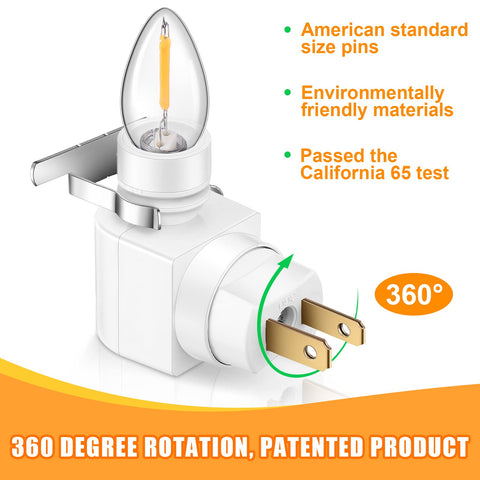 Reginary night light base with on/off switch for easy control