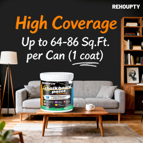 REHOUPTY chalkboard paint for wood crafts creating writable surfaces
