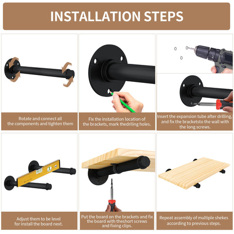 REHOYEE anti-rust coated brackets resist moisture and wear.