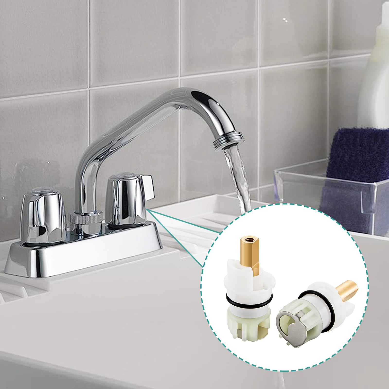 REHUH RP25513 delta-two-handle-repair-kit improves faucet reliability.