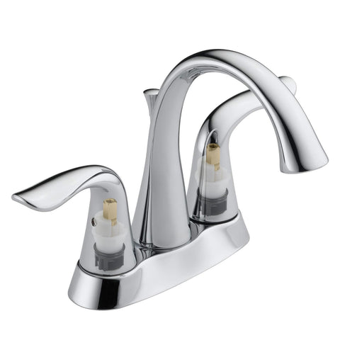 Brass stem with stainless plate adds durability during routine faucet repairs.
