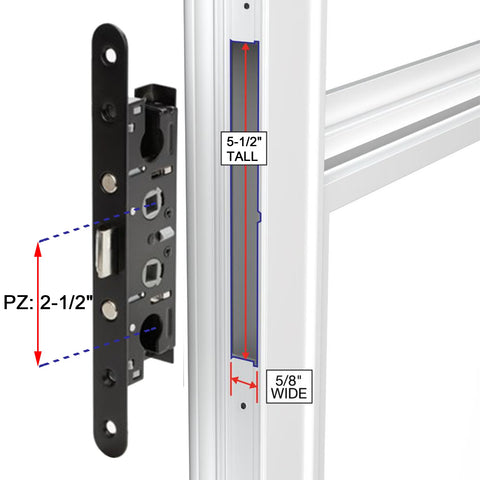 Included screws and mounting hardware for quick installation