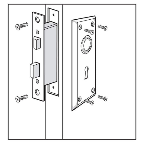 ReigaHood interior door thickness range 1-3/8 to 1-3/4 inches.