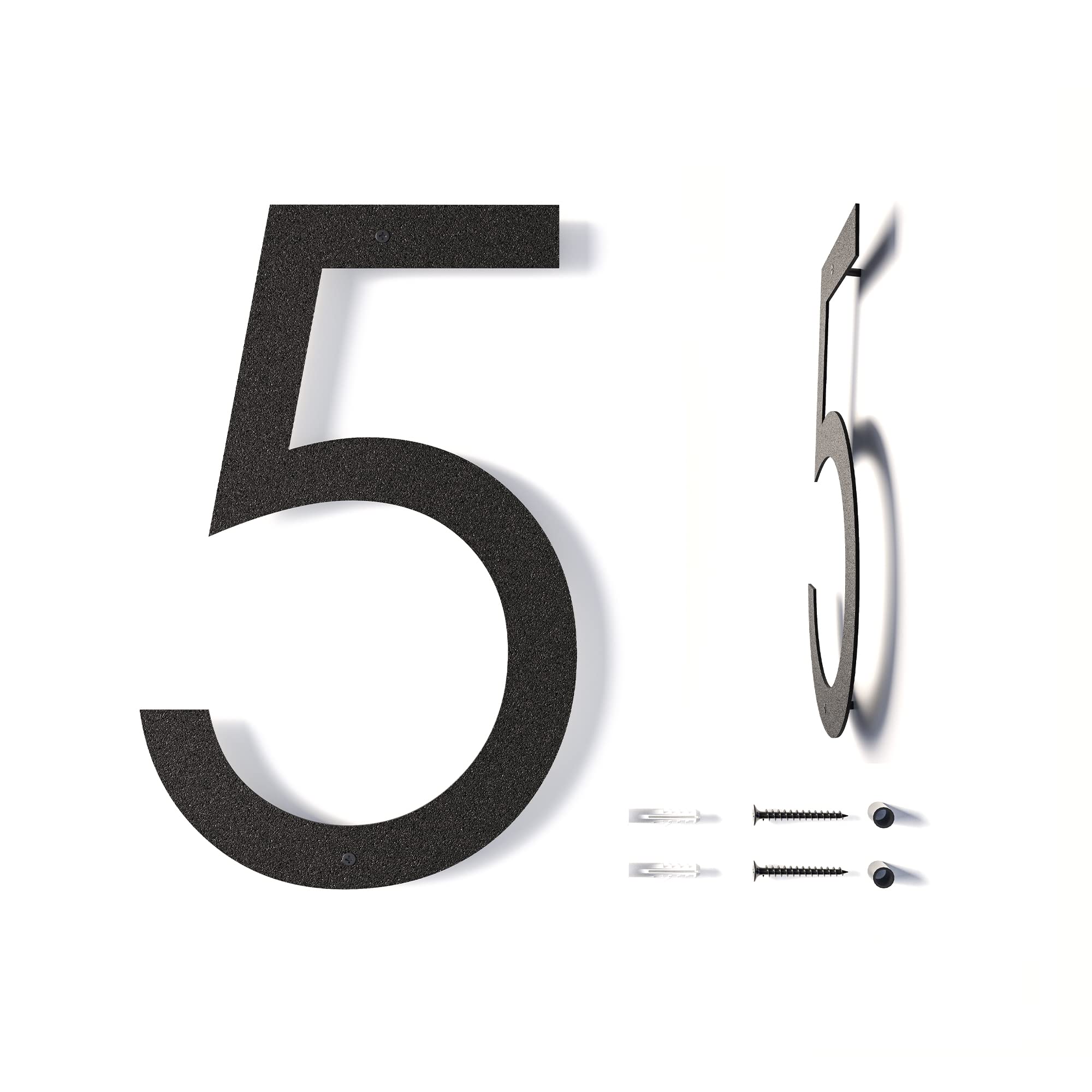 REINCARVATION 12inch floating house numbers enhance curb appeal and legibility