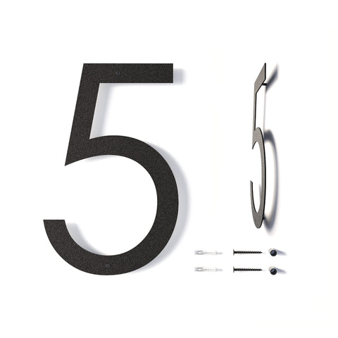 REINCARVATION 12inch floating house numbers enhance curb appeal and legibility