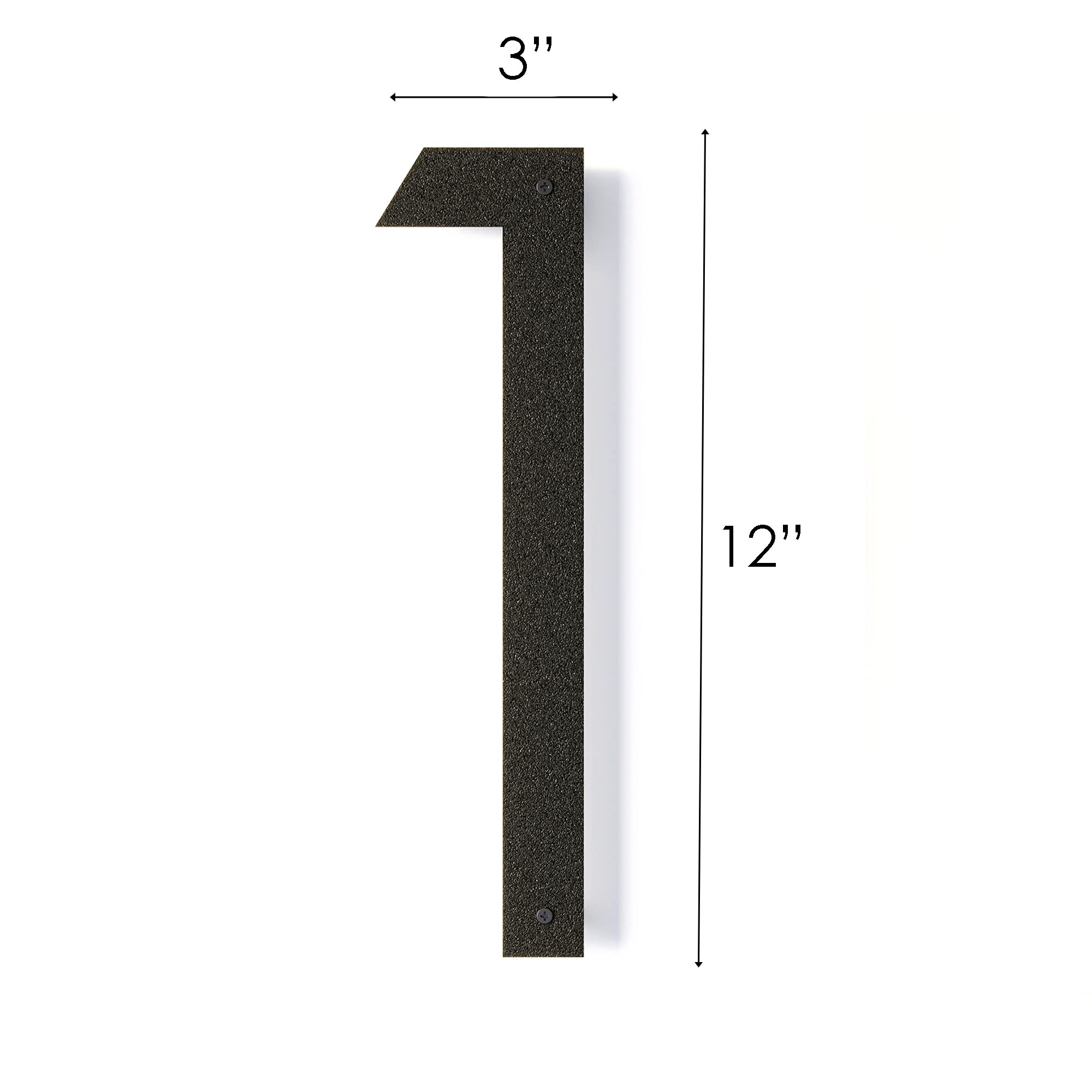 REINCARVATION metal address plaque wall-mount for clear street identification.