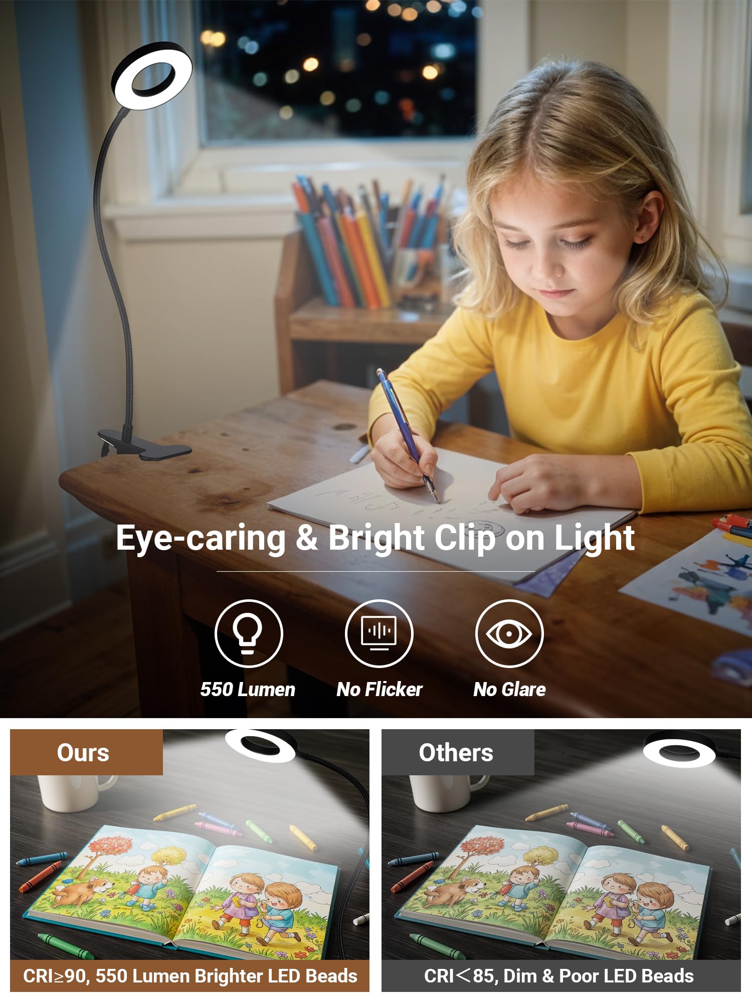 ReinHoo 360° gooseneck lets you direct light precisely where needed