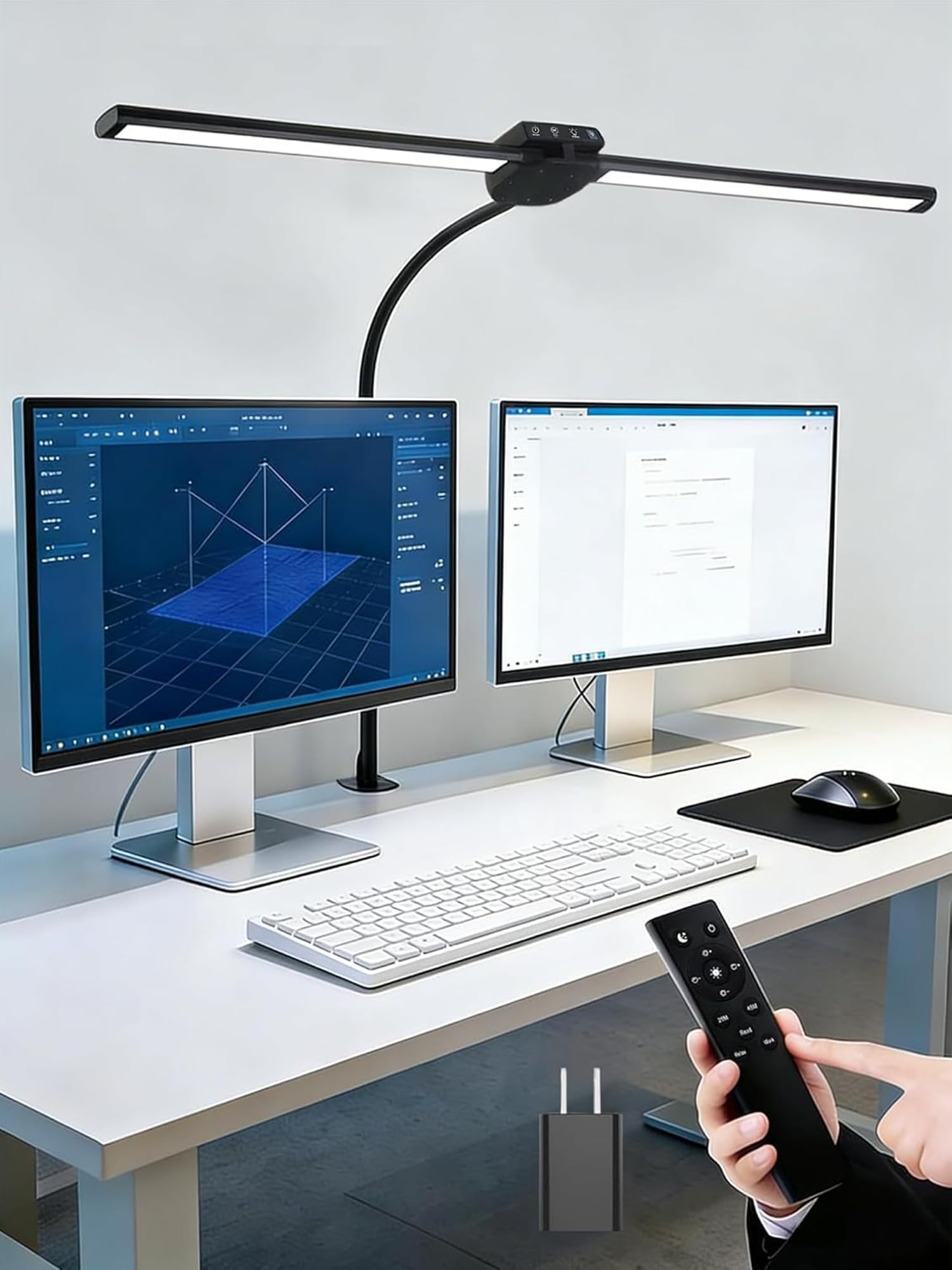 ReinHoo desk light clip-on delivering space-saving, focused illumination