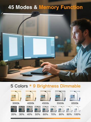 ReinHoo desk light remote-control enables quick lighting mode changes from a distance