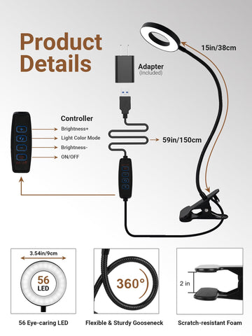 ReinHoo durable clip-on light backed by a 2-year guarantee