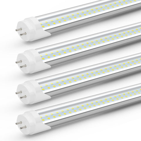 Reisener T8 LED bulbs 4-foot product shot, energy-efficient office lighting alternative.