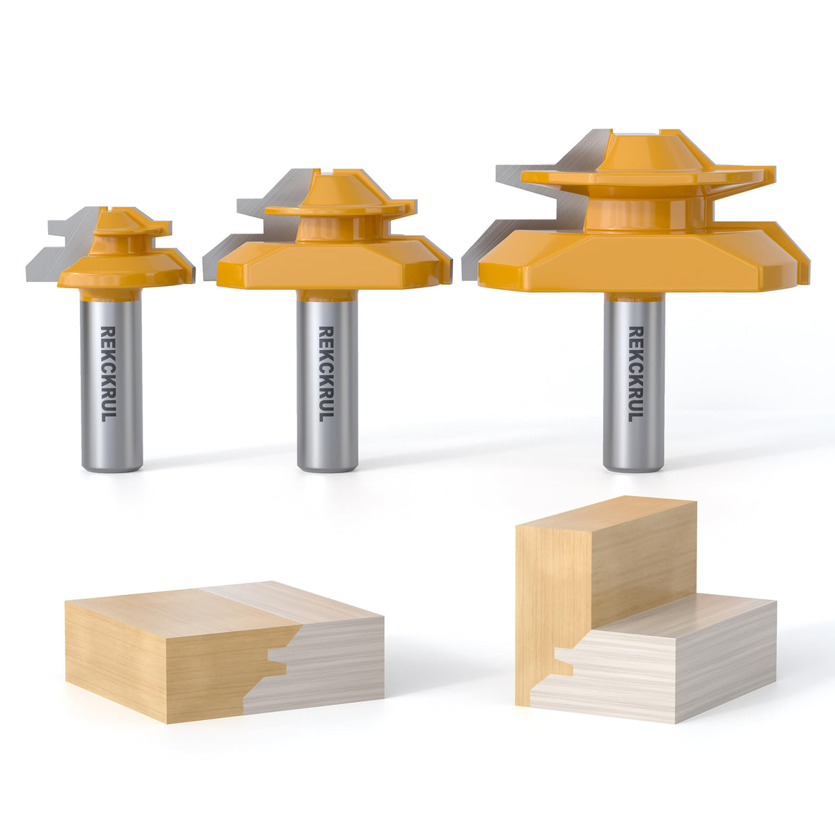 REKCKRUL 3-piece set in box for quick setup and organized storage.