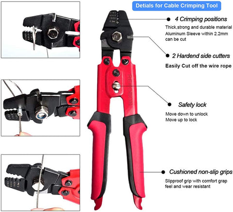 REKOBON safety lock and non-slip grips improve control.