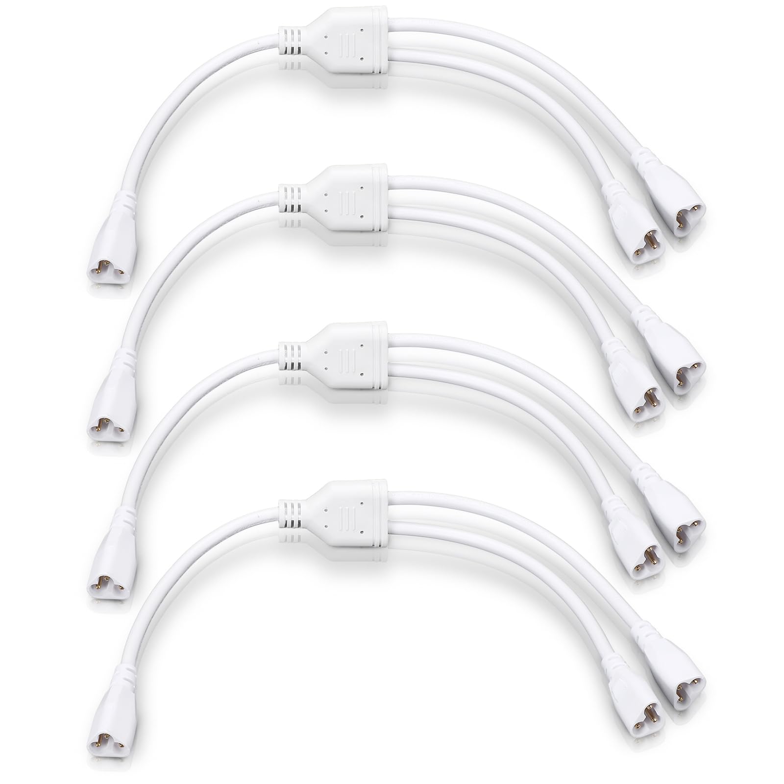 Relaxweex t5 t8 splitter cable 3pin for easy two-tube connections in ceilings.