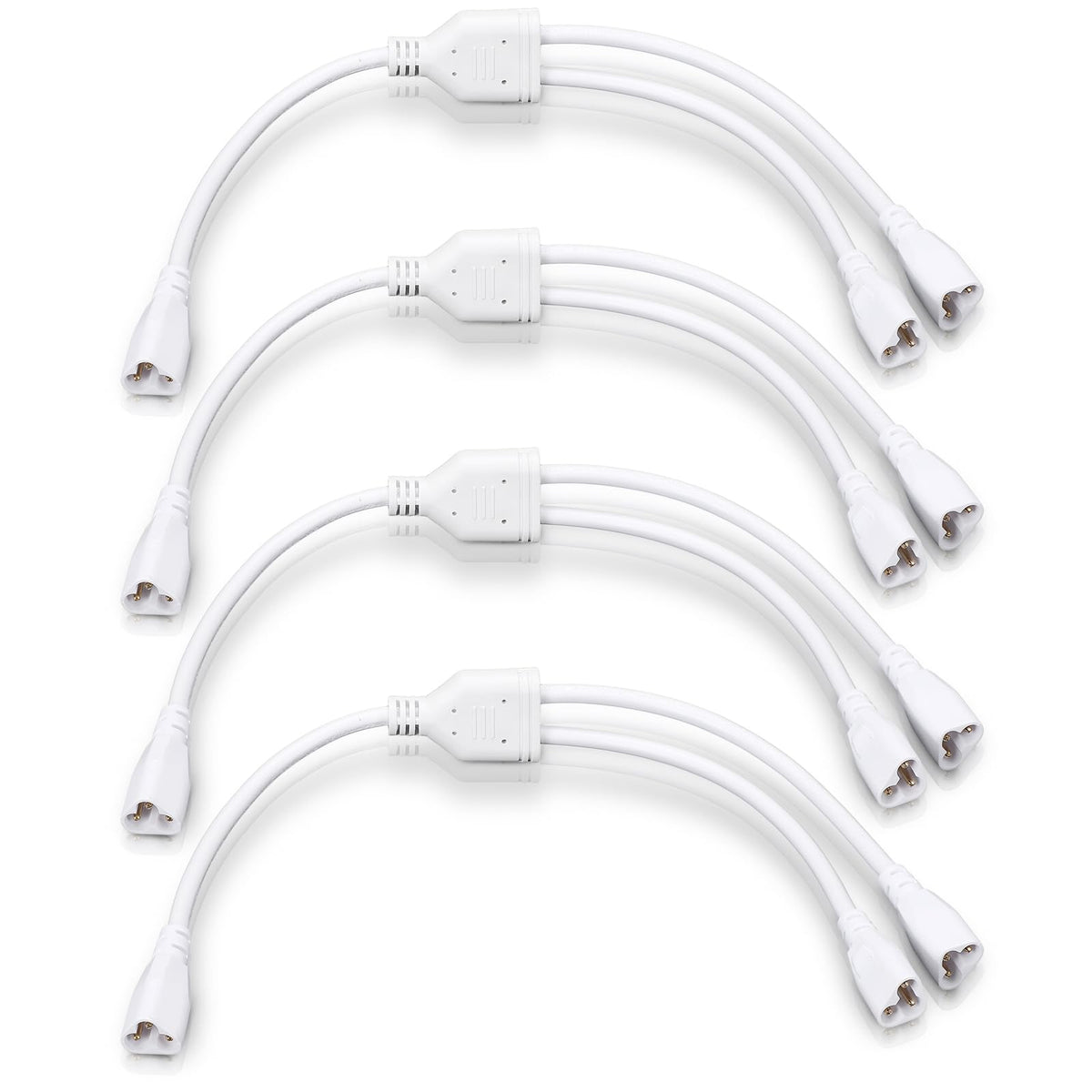 Relaxweex t5 t8 splitter cable 3pin for easy two-tube connections in ceilings.
