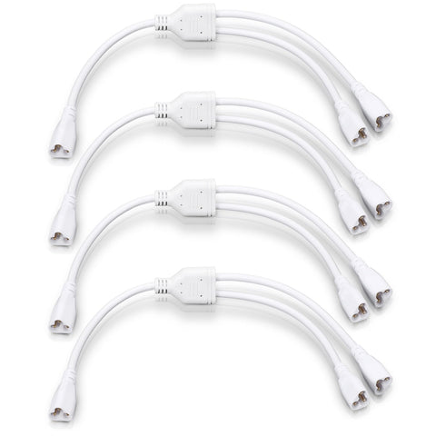 Relaxweex t5 t8 splitter cable 3pin for easy two-tube connections in ceilings.