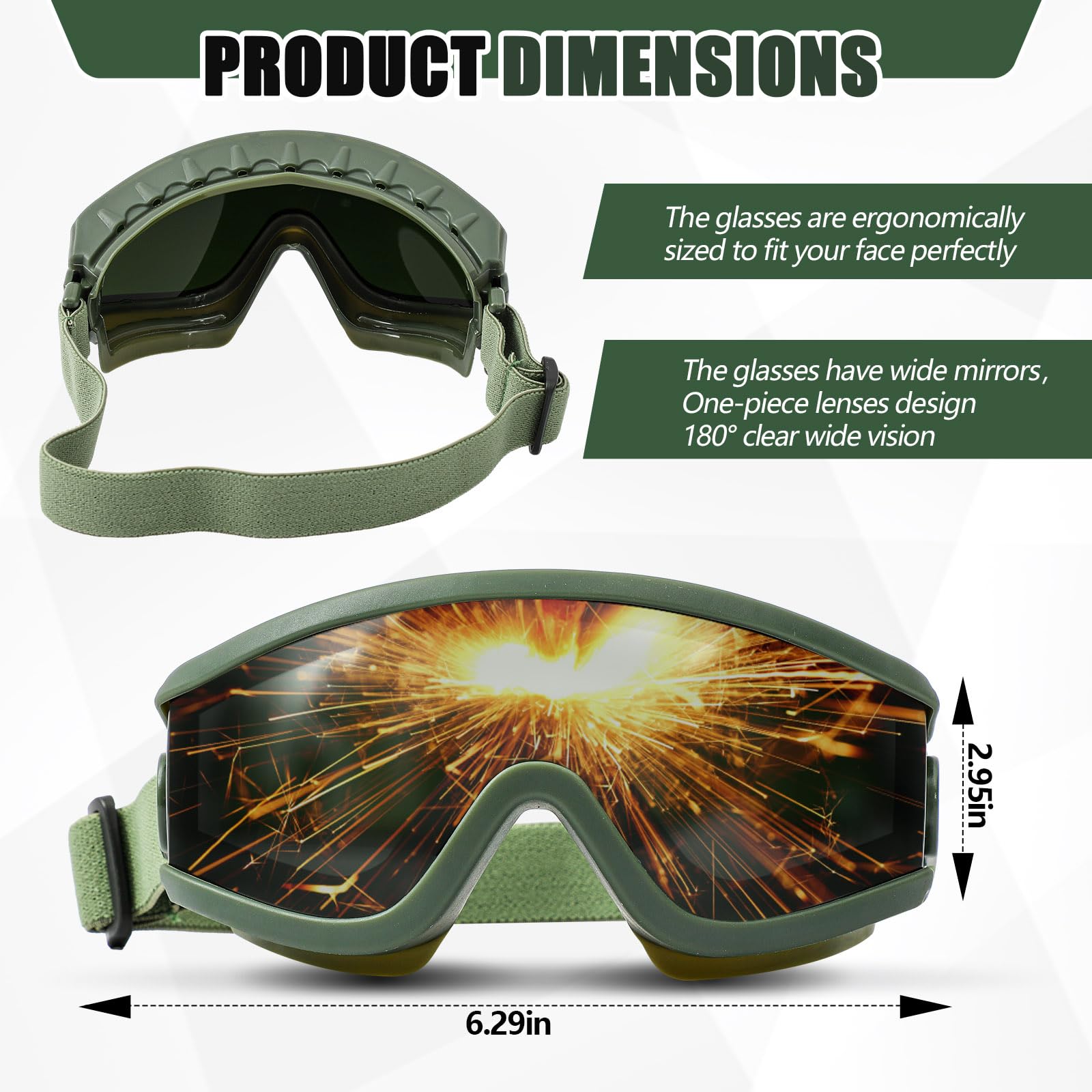 Relaxweex goggles offer 180-degree view to enhance awareness during welding