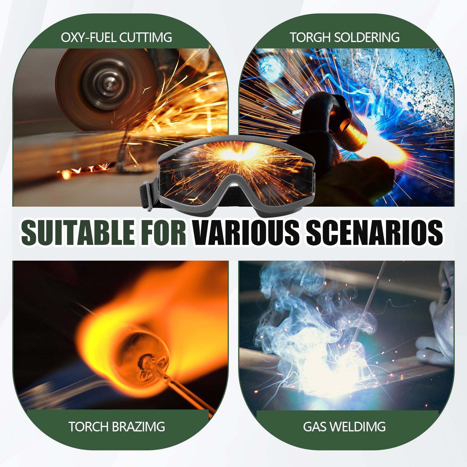 Relaxweex welding goggles with ergonomic adjustable fit for long jobs.