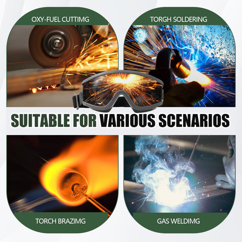 Relaxweex welding goggles with ergonomic adjustable fit for long jobs.