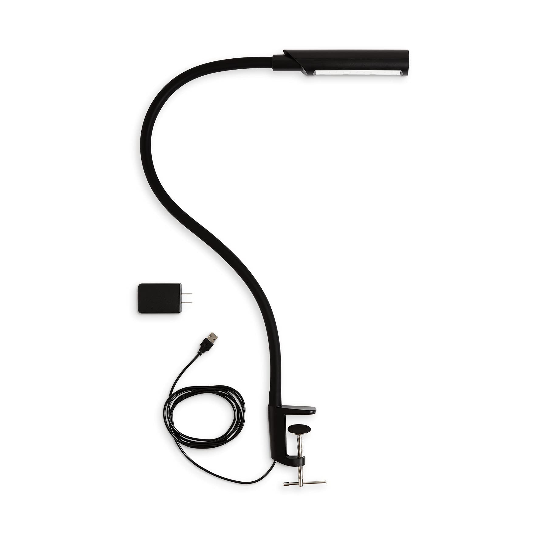 Reliable UberLight Flex 3200TL base view showing secure desk clamp