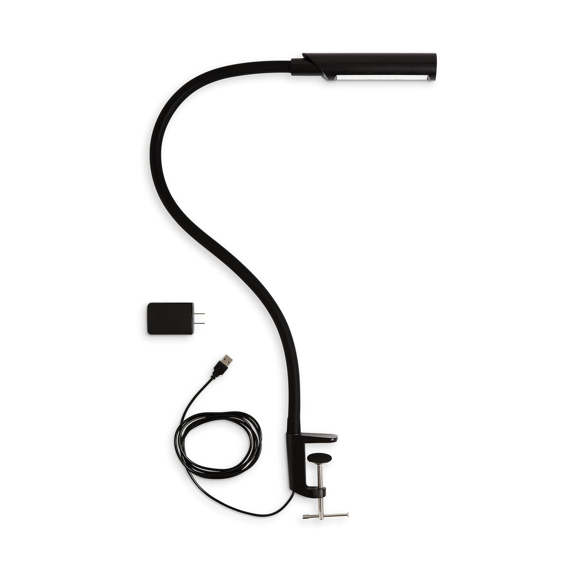 Reliable UberLight Flex 3200TL base view showing secure desk clamp