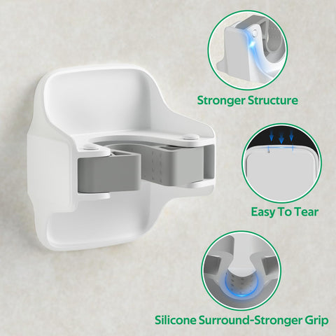 ReliaHom anti-slip mop holder secures handles and prevents slips during storage.