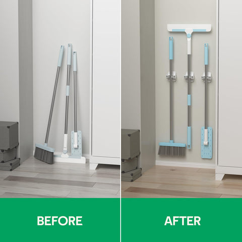 ReliaHom no-drill installation uses strong adhesive for quick setup.