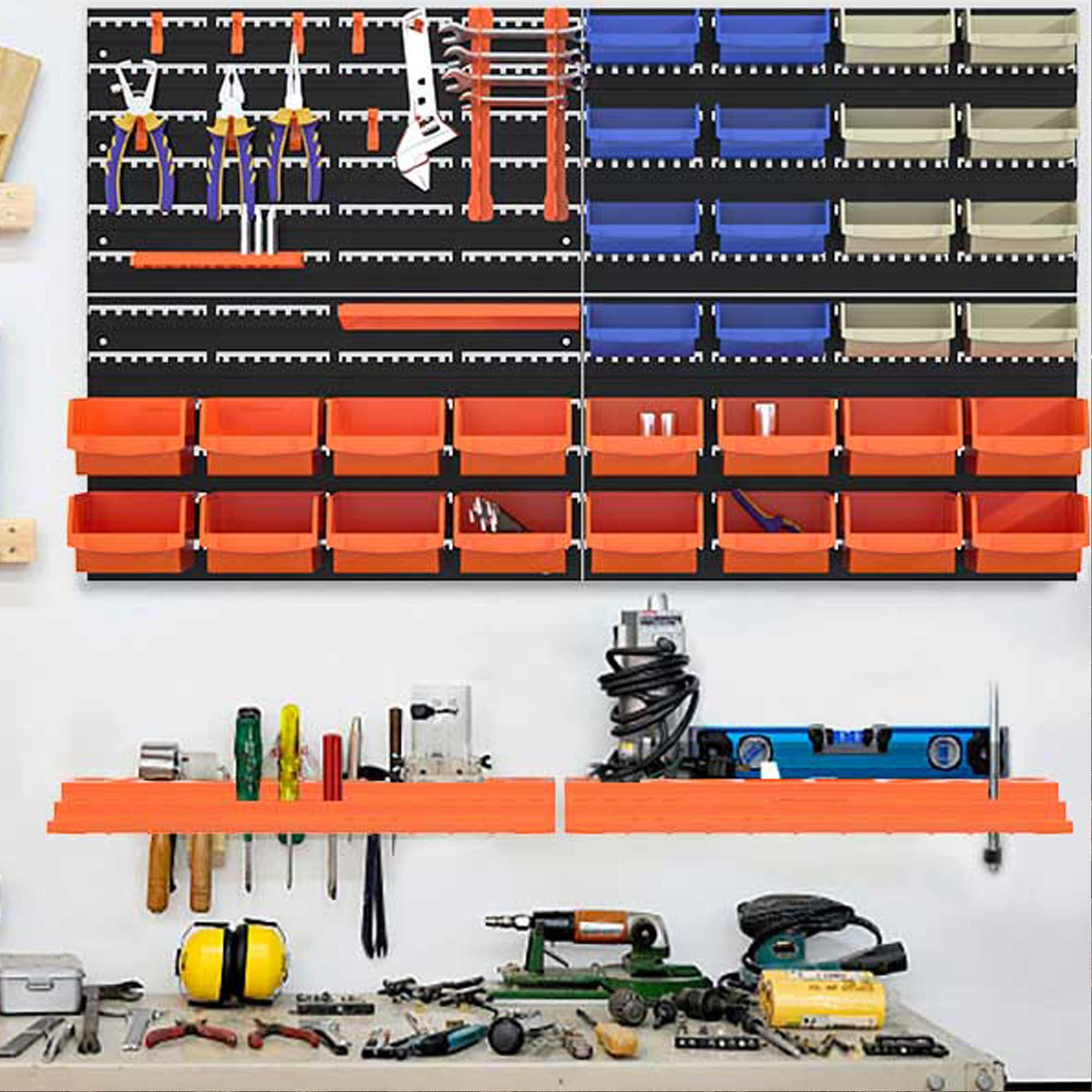 Reliancer stackable drawers maximize space and simplify cleanup.