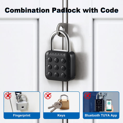 Relihom keyless entry close-up demonstrating easy one-touch code access