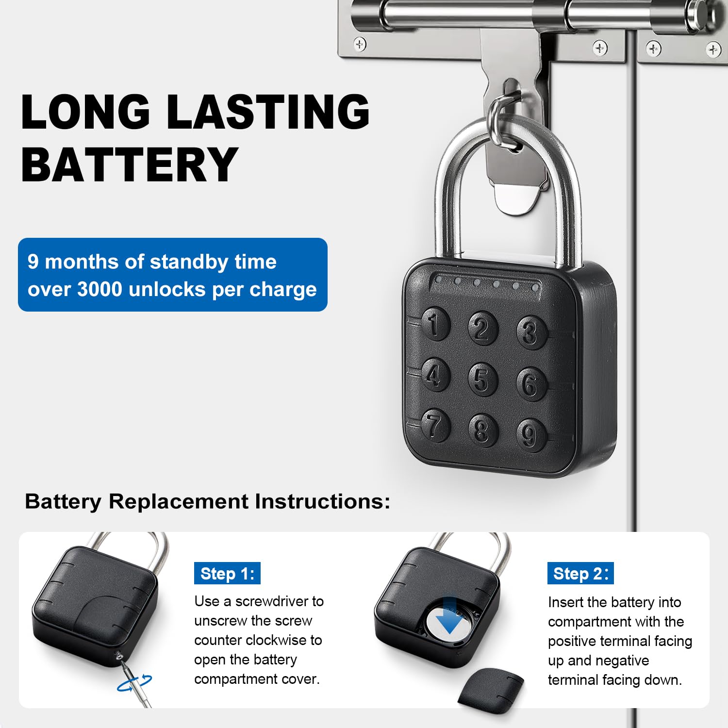 Relihom shackle view highlighting reinforced anti-cut security