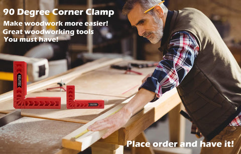 Relitec R eight-piece corner clamp set for versatile woodworking projects