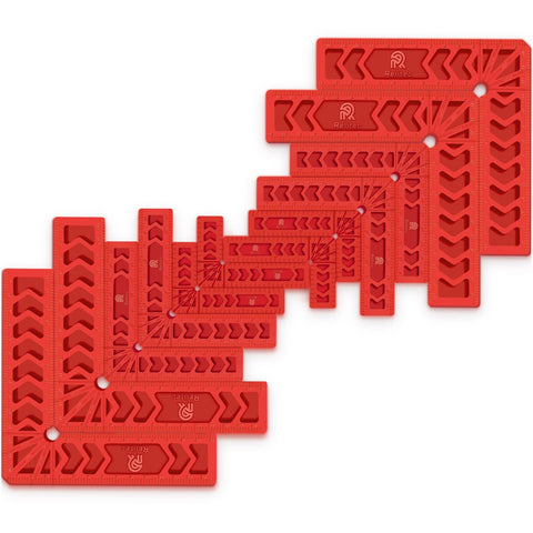 Relitec R 3-inch 90-degree square with embossed scales for precise squaring