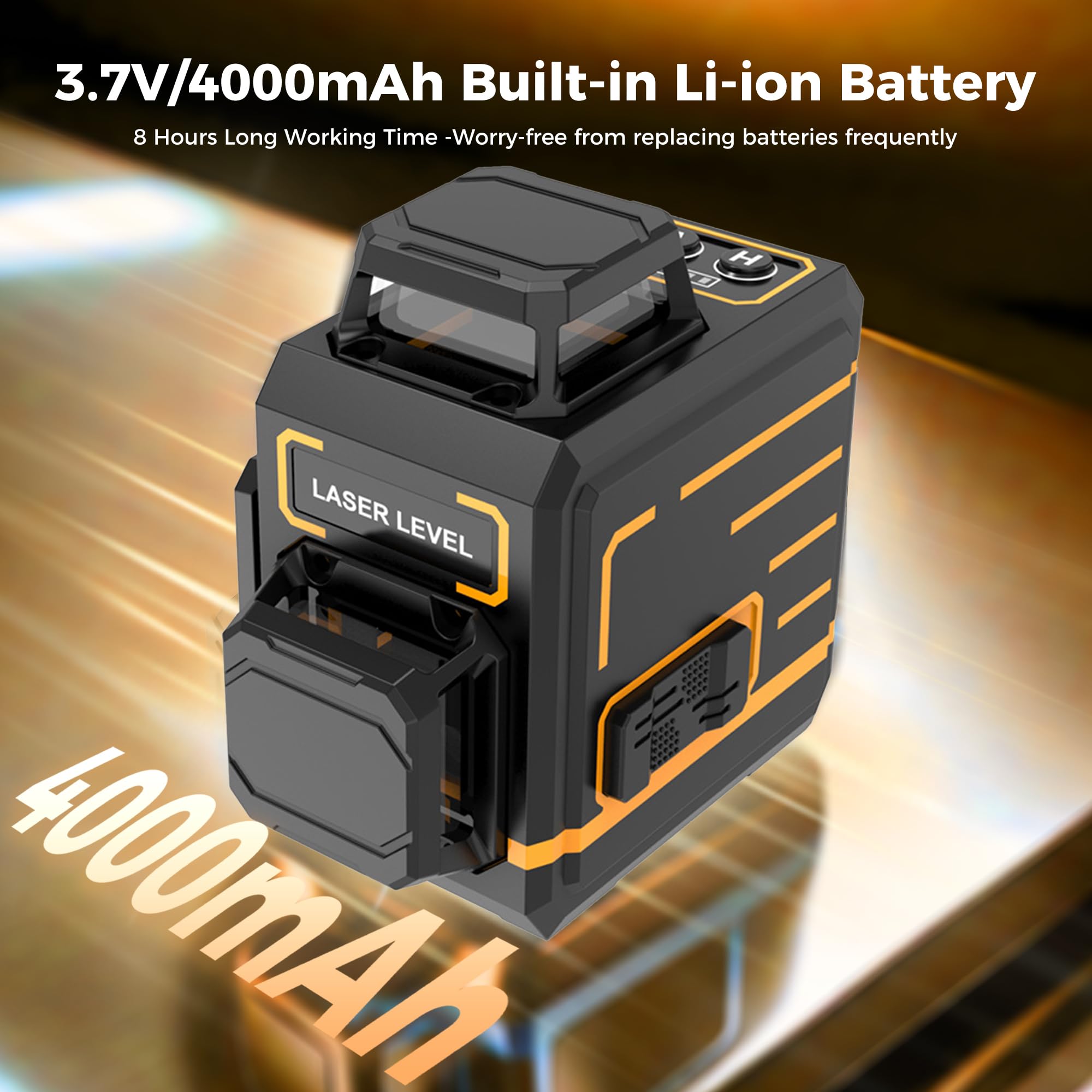 Reljofum IP54 dustproof laser withstands outdoor or damp conditions