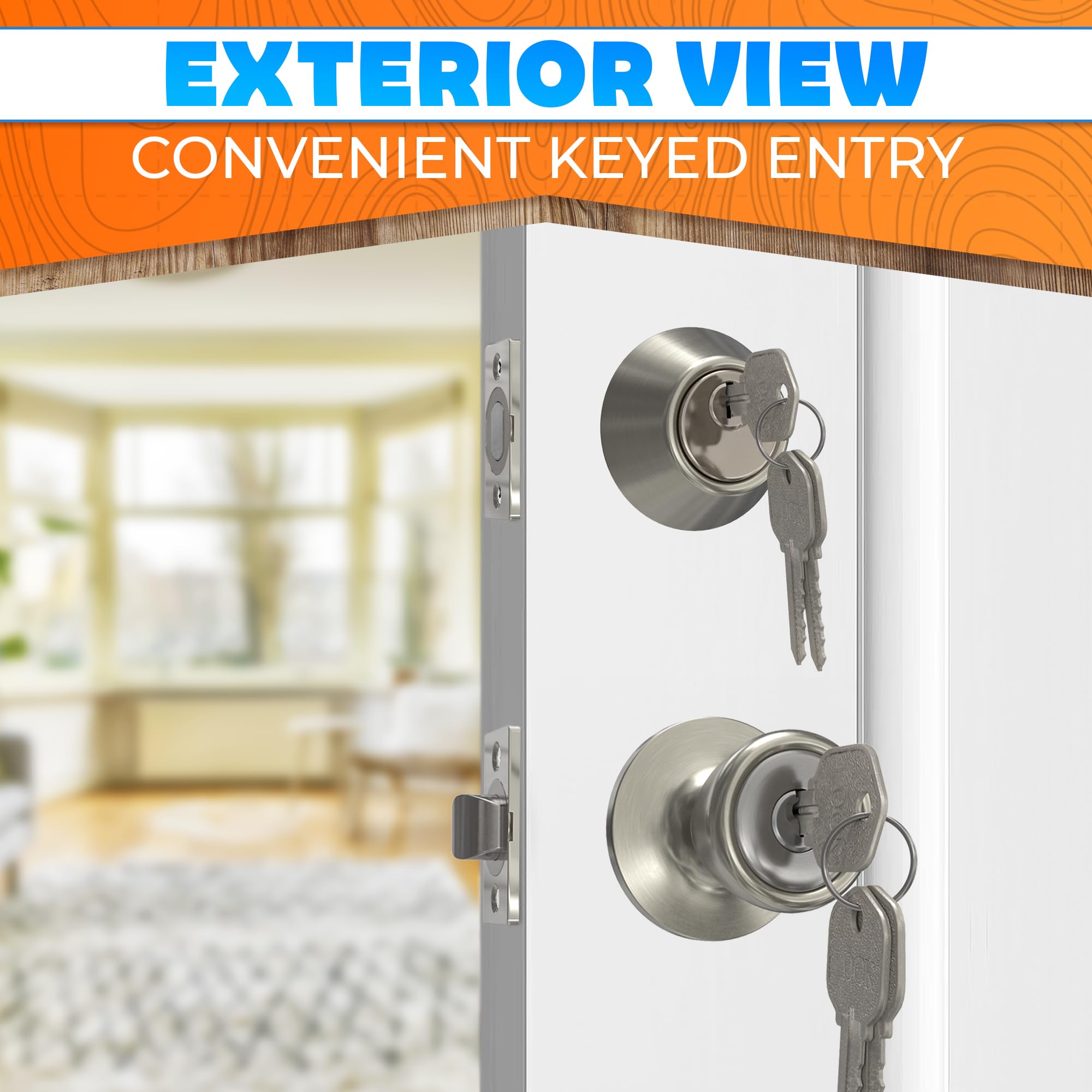 Reluen DIY-friendly installation makes replacing old hardware simple and straightforward.